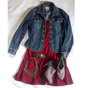 Nordstrom 'live a little' jean jacket (blue) 🤓